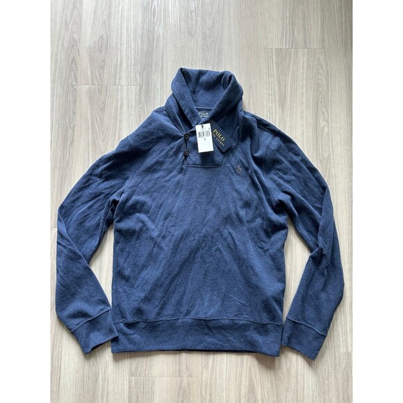 Polo Ralph Lauren Shawl Collar Pullover Sweater Mens Size Small‎